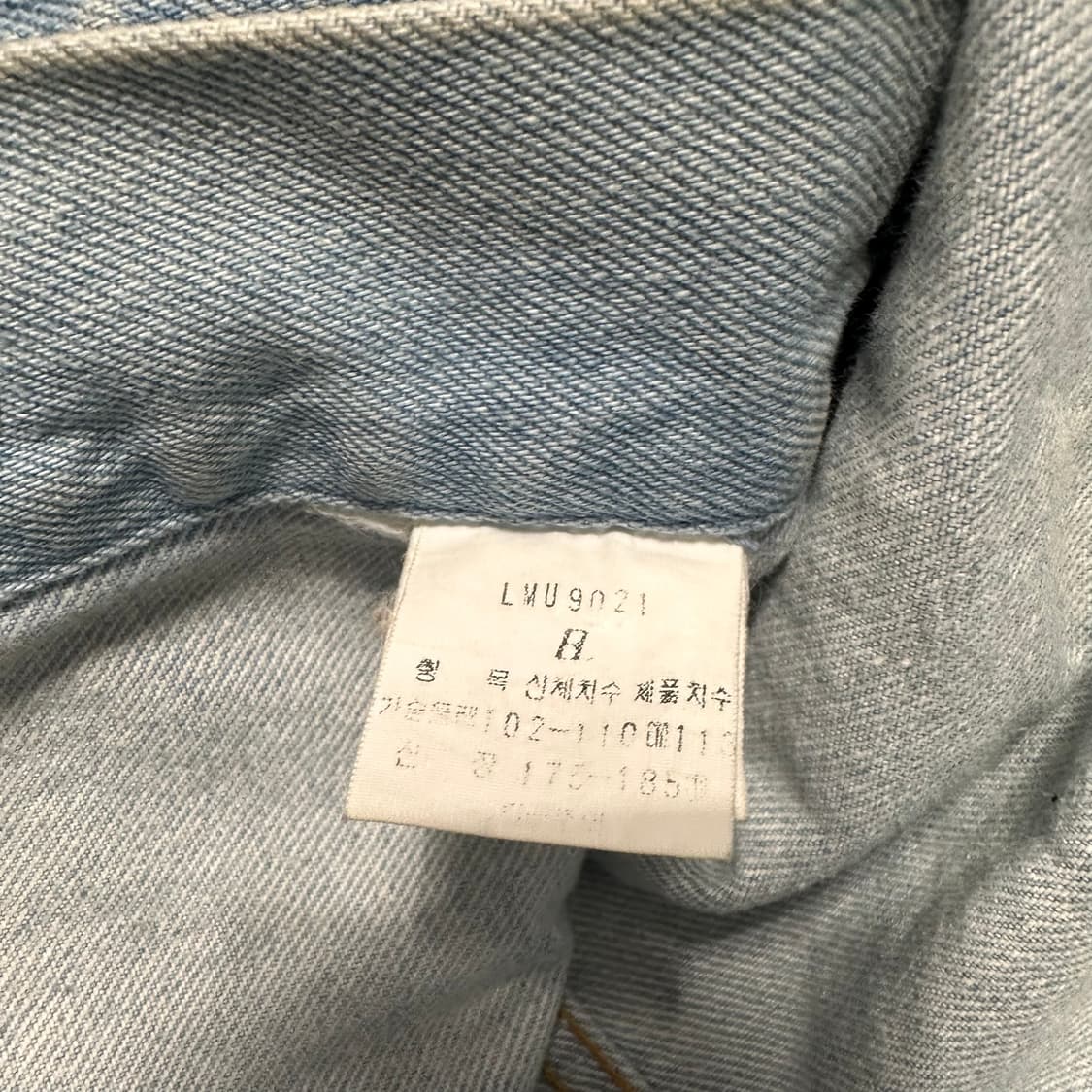 Lee 데님 조끼 상품이미지5