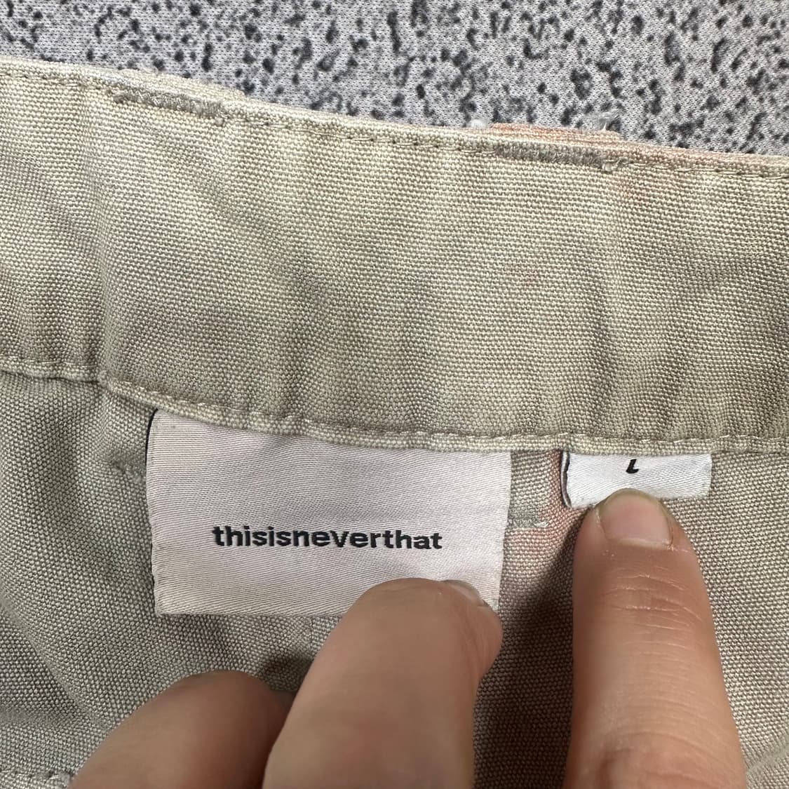 ✨ (바배) 디스이즈네버댓 카고 데님 팬츠  상품이미지4