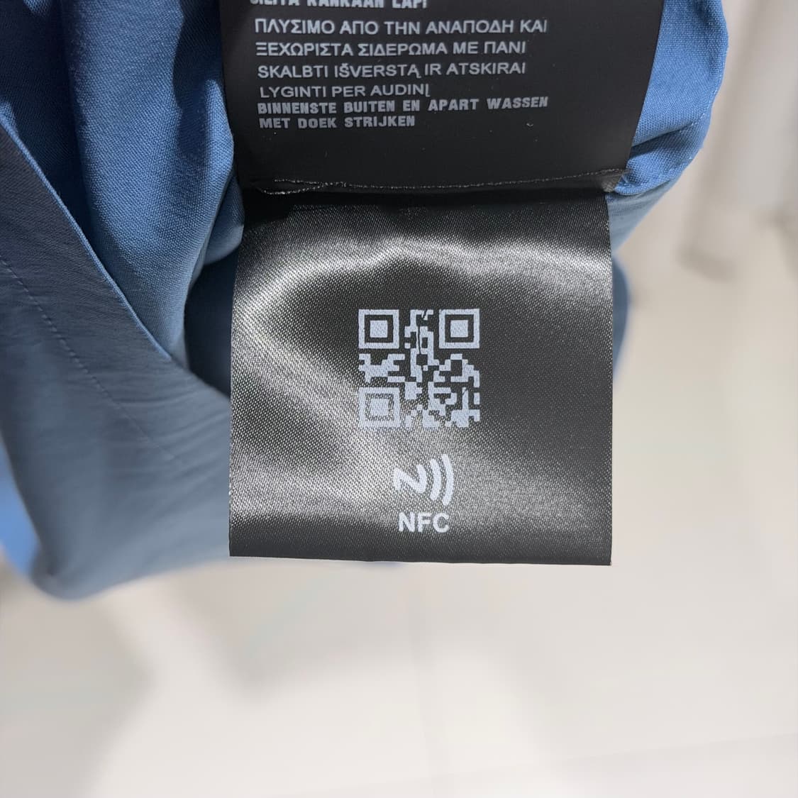 (A+/XXL) / 프라다 스트레치 코튼 볼링 셔츠 블루 상품이미지8