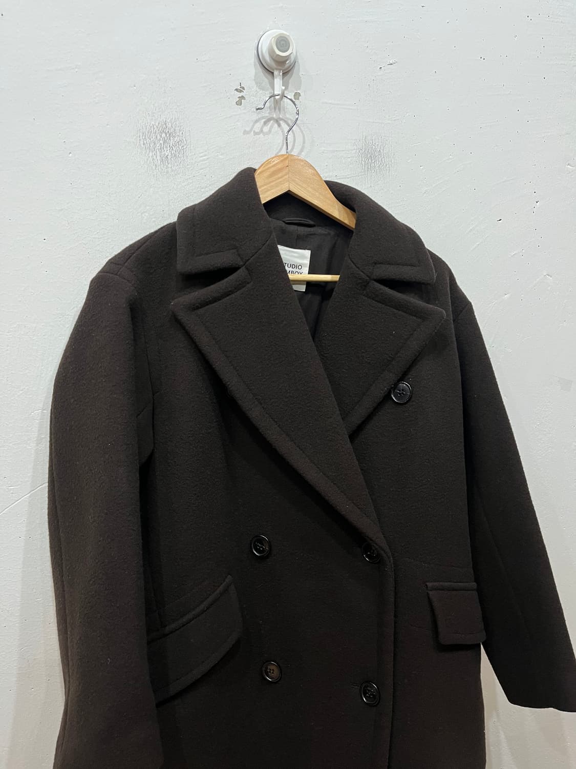 스튜디오 톰보이 더블 울 코트  상품이미지2