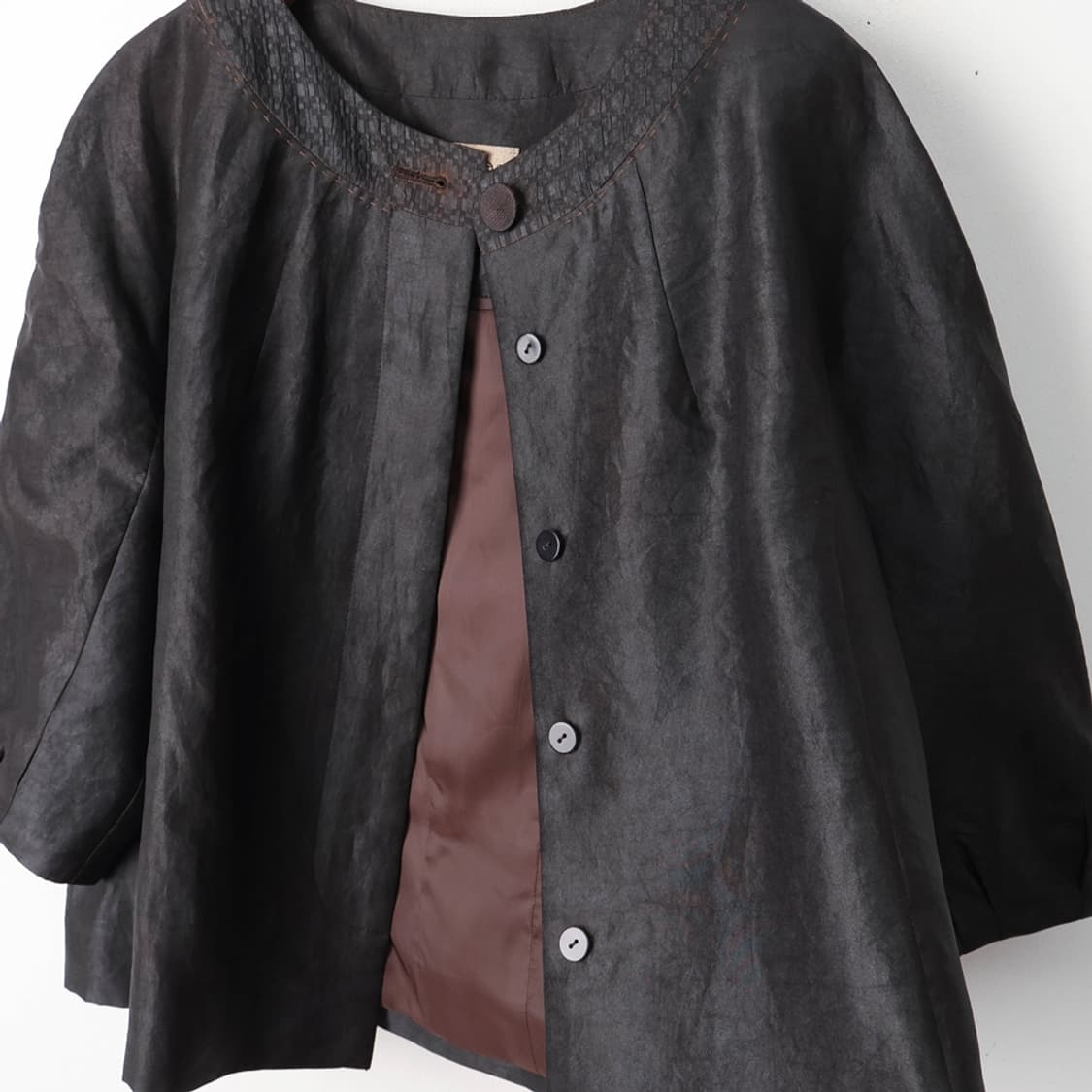 55/이새 머드 실크100 숏 자켓 상품이미지5