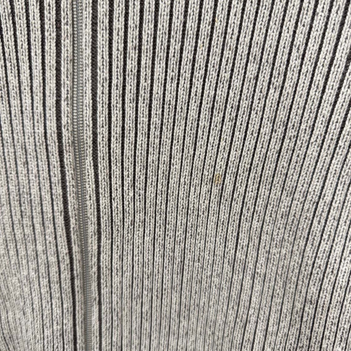 00s 캘빈클라인 진스 니트 집업 하이넥 사이드 레터링 포인트 베이지 상품이미지8