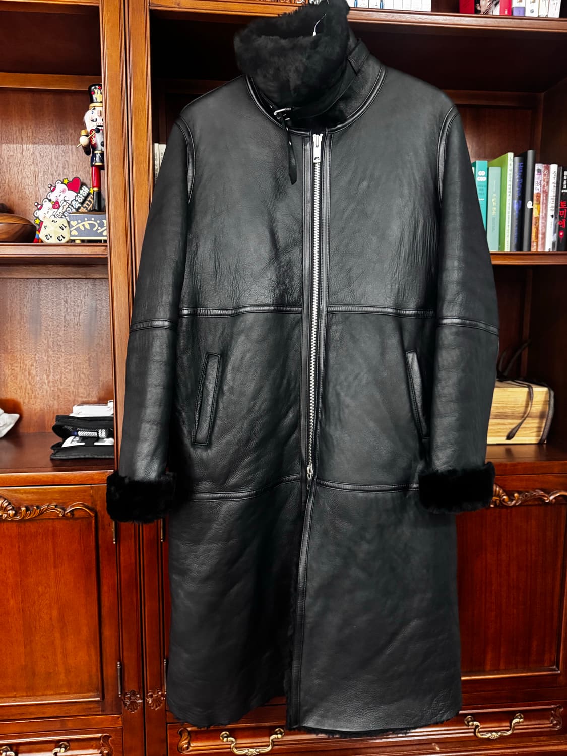 일본 퍼 전문브랜드 프렌즈 양털 양가죽 지퍼 무스탕 상품이미지1