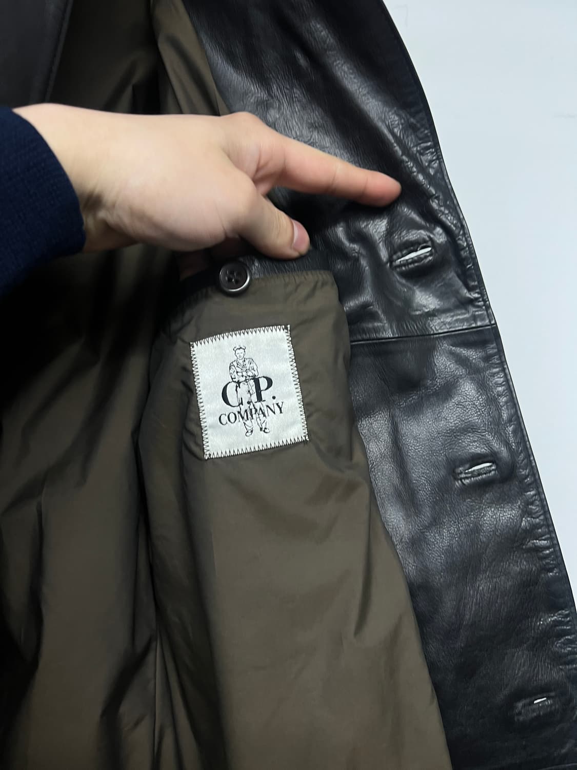 CP COMPANY 레더 자켓 상품이미지5
