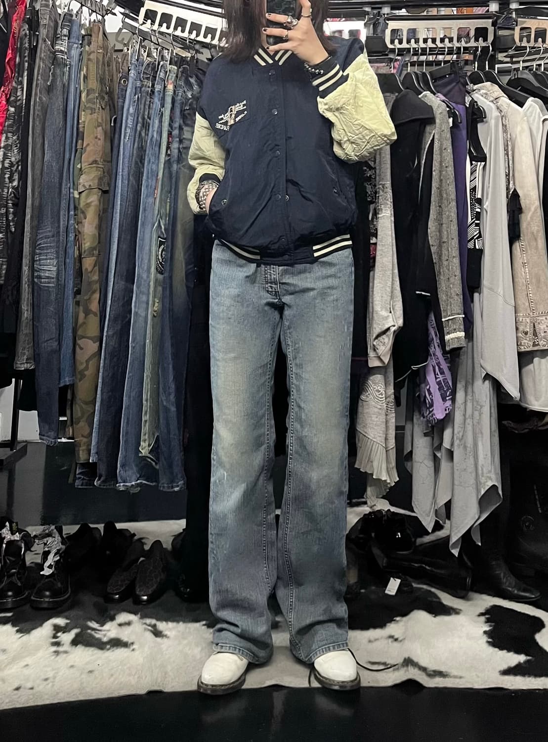 일본빈티지 워싱데님팬츠 상품이미지1