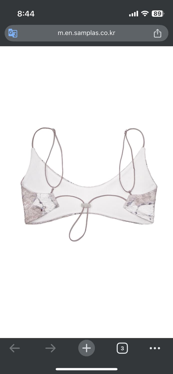 GRAPHIC BIKINI TOP PINK 상품이미지3