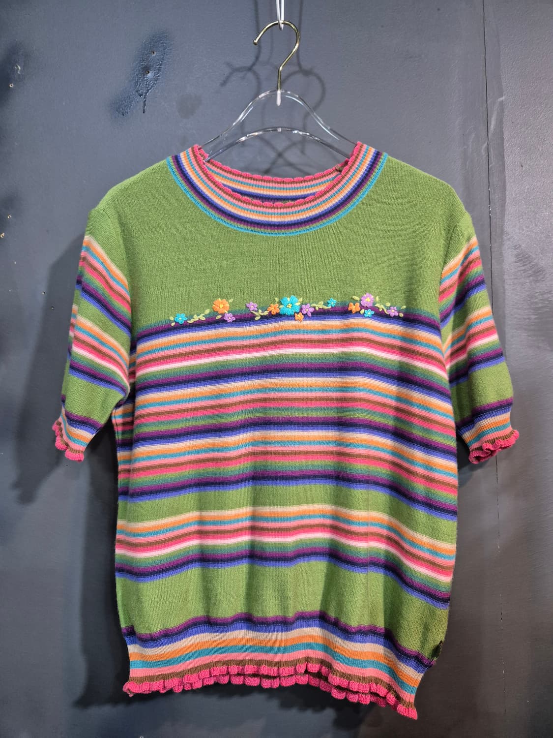 화이트호스 반팔 니트티 66  77 상품이미지1