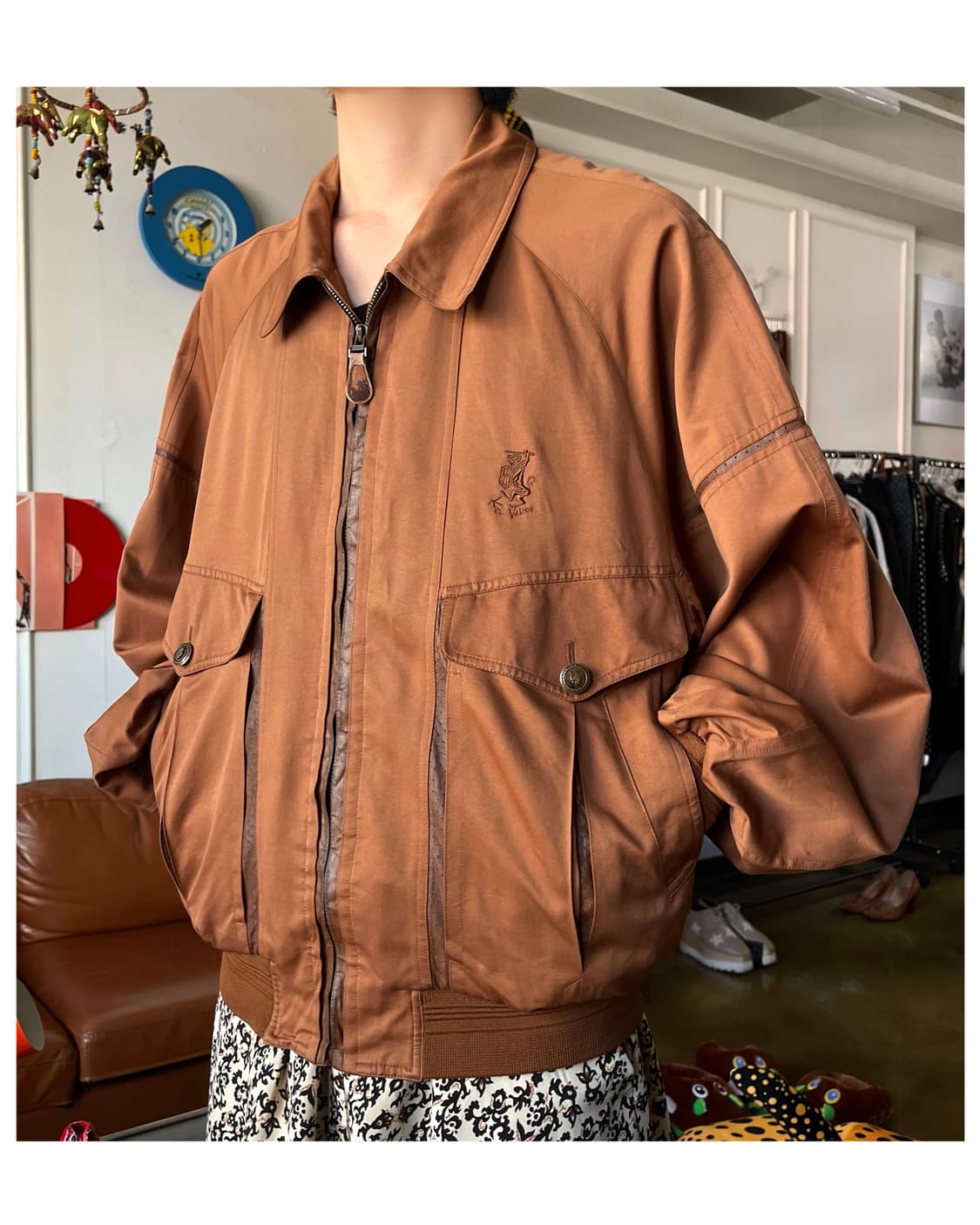 1980-90s Ken Valido Japan Bomber Jacket 상품이미지2