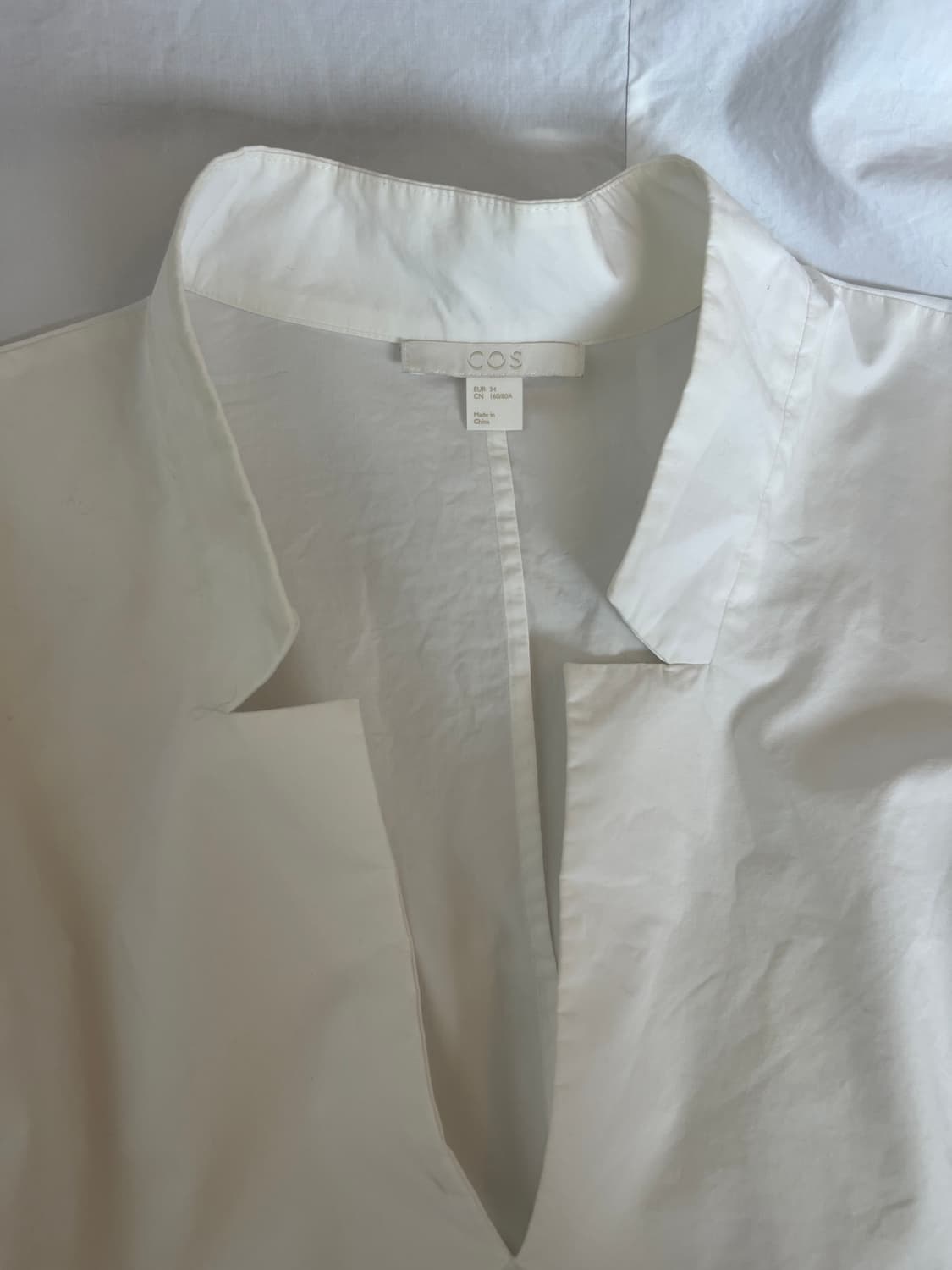 코스 COS 여성 화이트 셔츠블라우스 루즈핏블라우스 상품이미지5