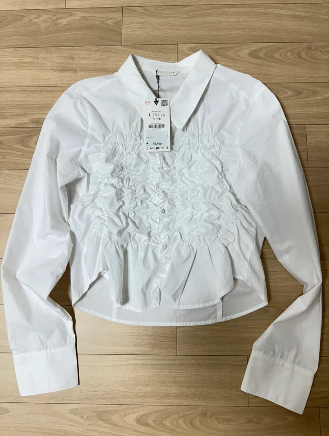 자라 엘라스틱 포플린 셔츠 L 상품이미지2