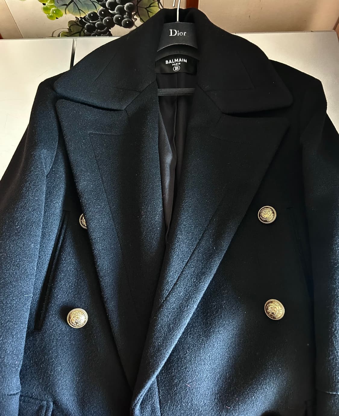 발망 더블 롱코트 상품이미지4