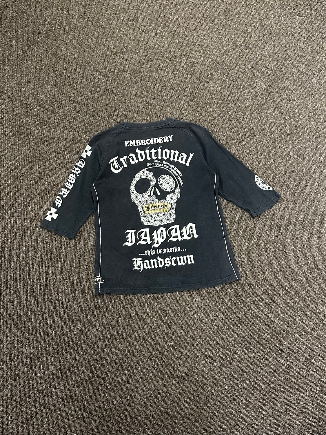 L)Japanese vintage y2k 프린팅 7부 롱슬리브 상품이미지6