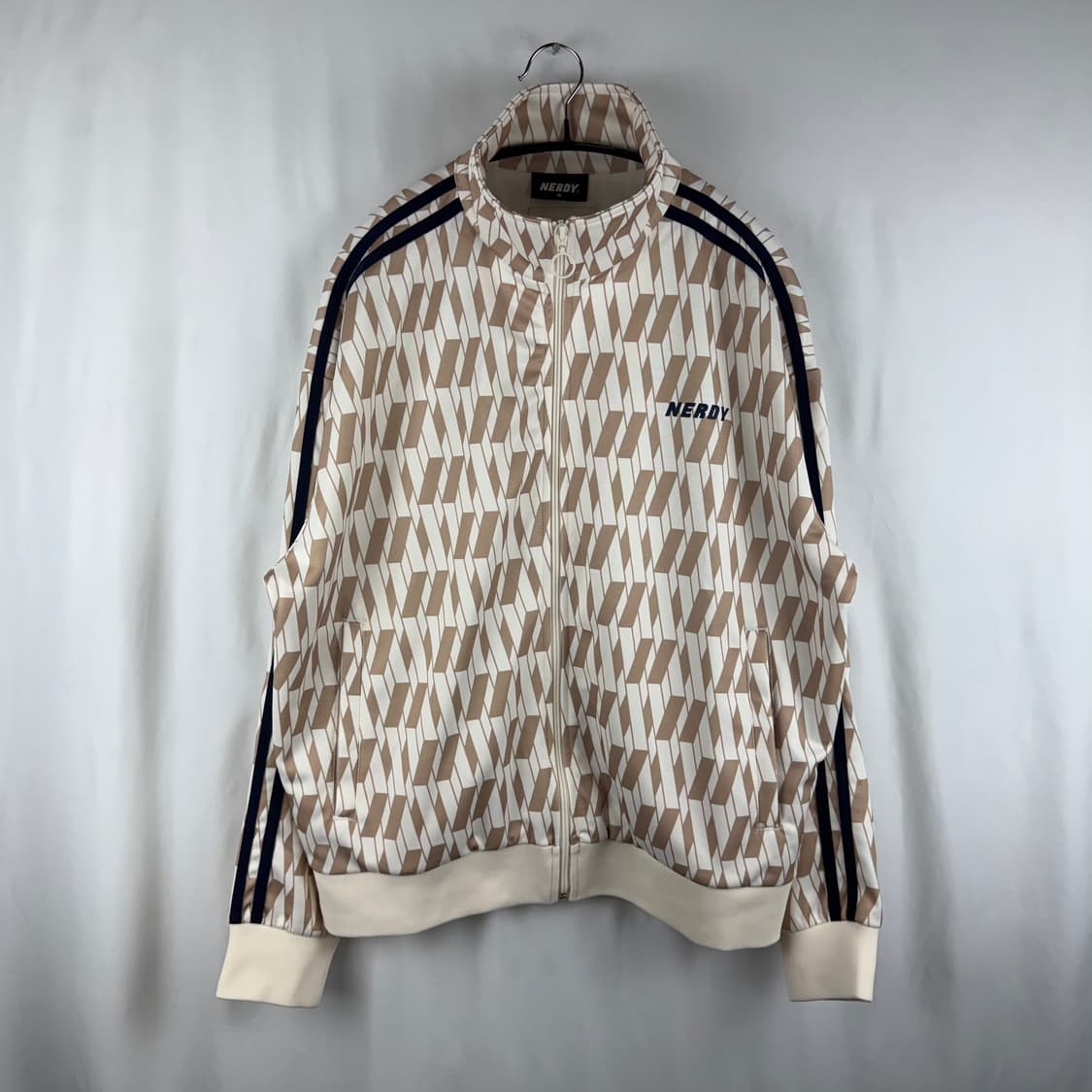 M) 널디 심볼 패턴 트랙탑 져지 상품이미지2