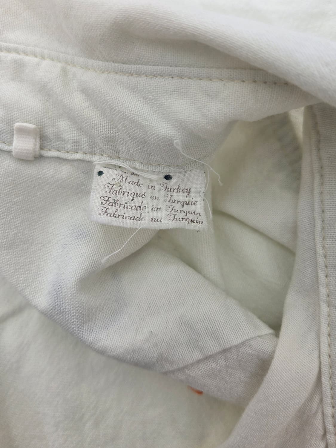 LVC 샴브레이 자수 하프 셔츠 상품이미지7