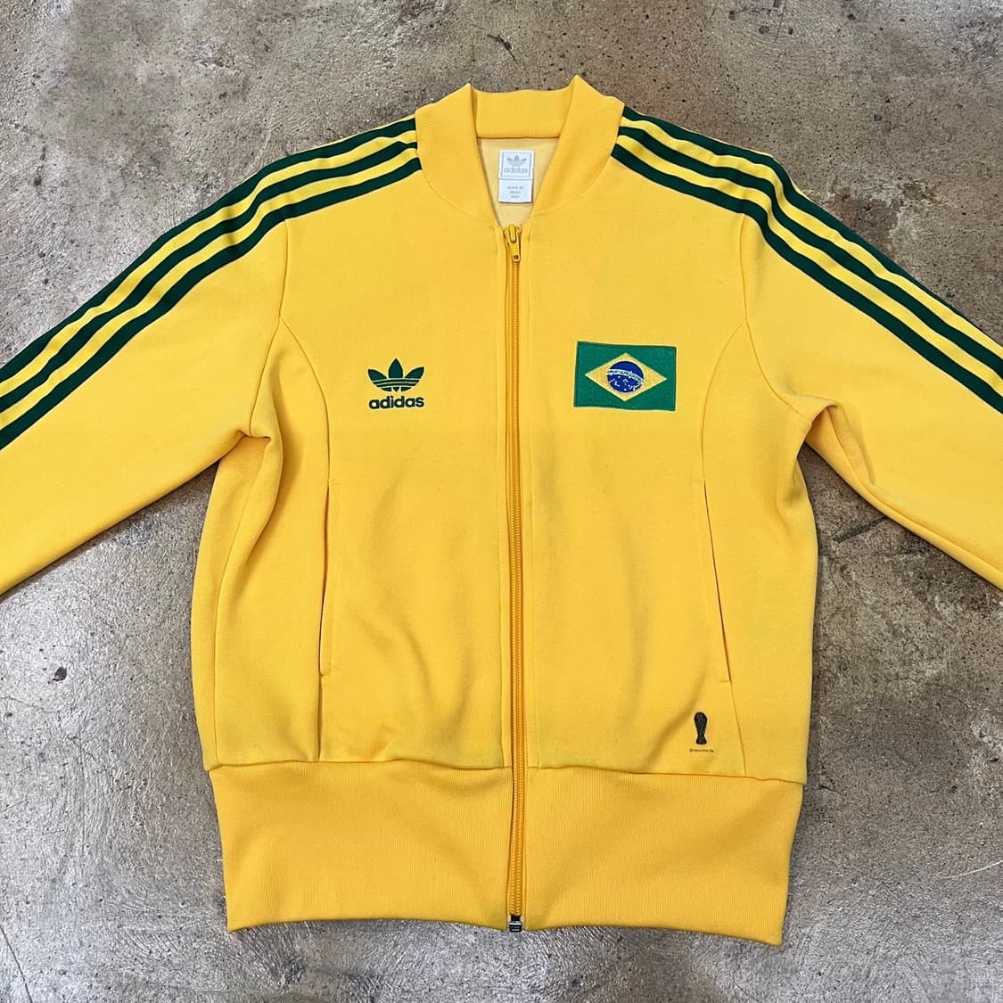 아디다스 노초 옐로우 브라질 크롭 져지 트랙탑 90 상품이미지3