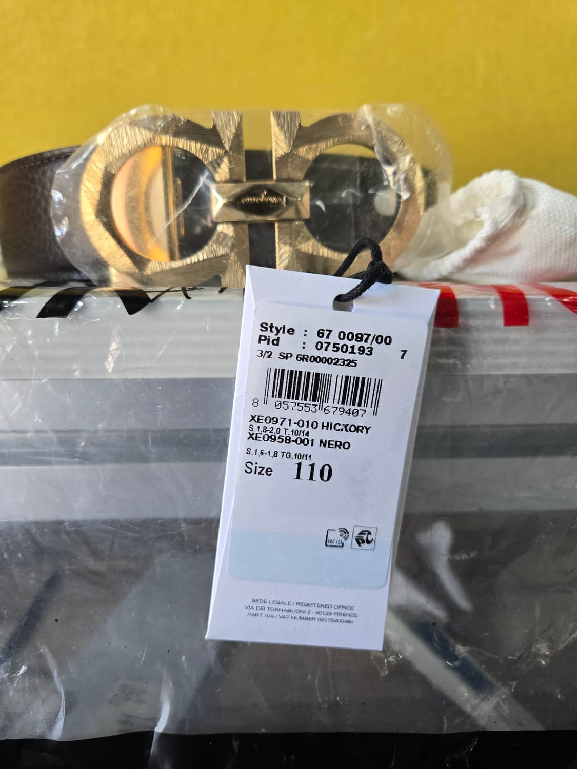 Salvatore Ferragamo 간니치 리버서블 새상품 상품이미지3