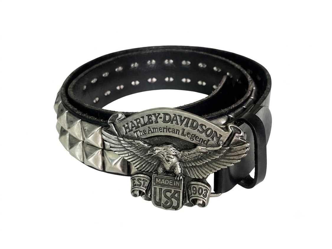 Harley Davidson Leather Belt 상품이미지1