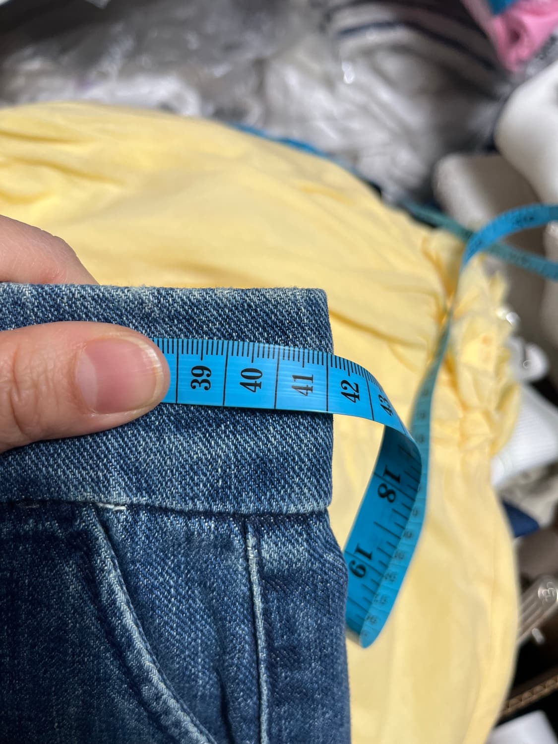 쥬시꾸뛰르 데님 스커트 치마 26 상품이미지4