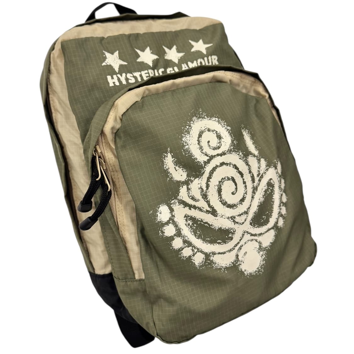 히스테릭글래머 나일론 립스탑 백팩 카키 상품이미지4