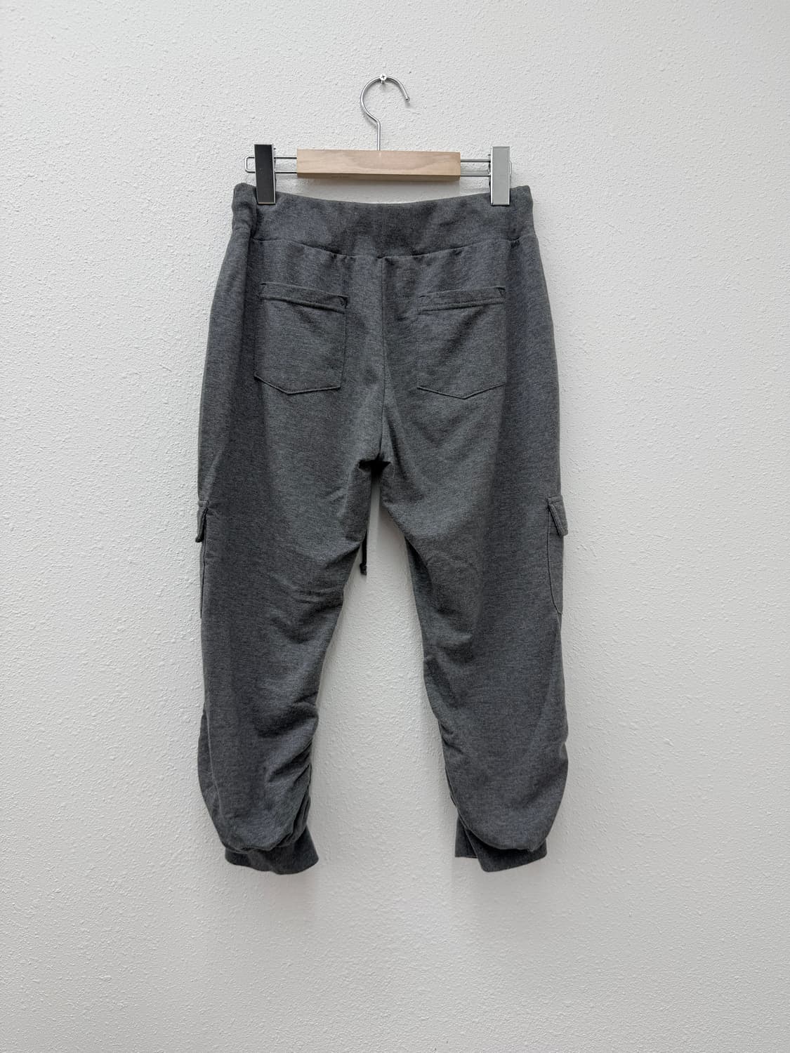 빈티지 리이트 그레이 셔링 카프리 팬츠 상품이미지4