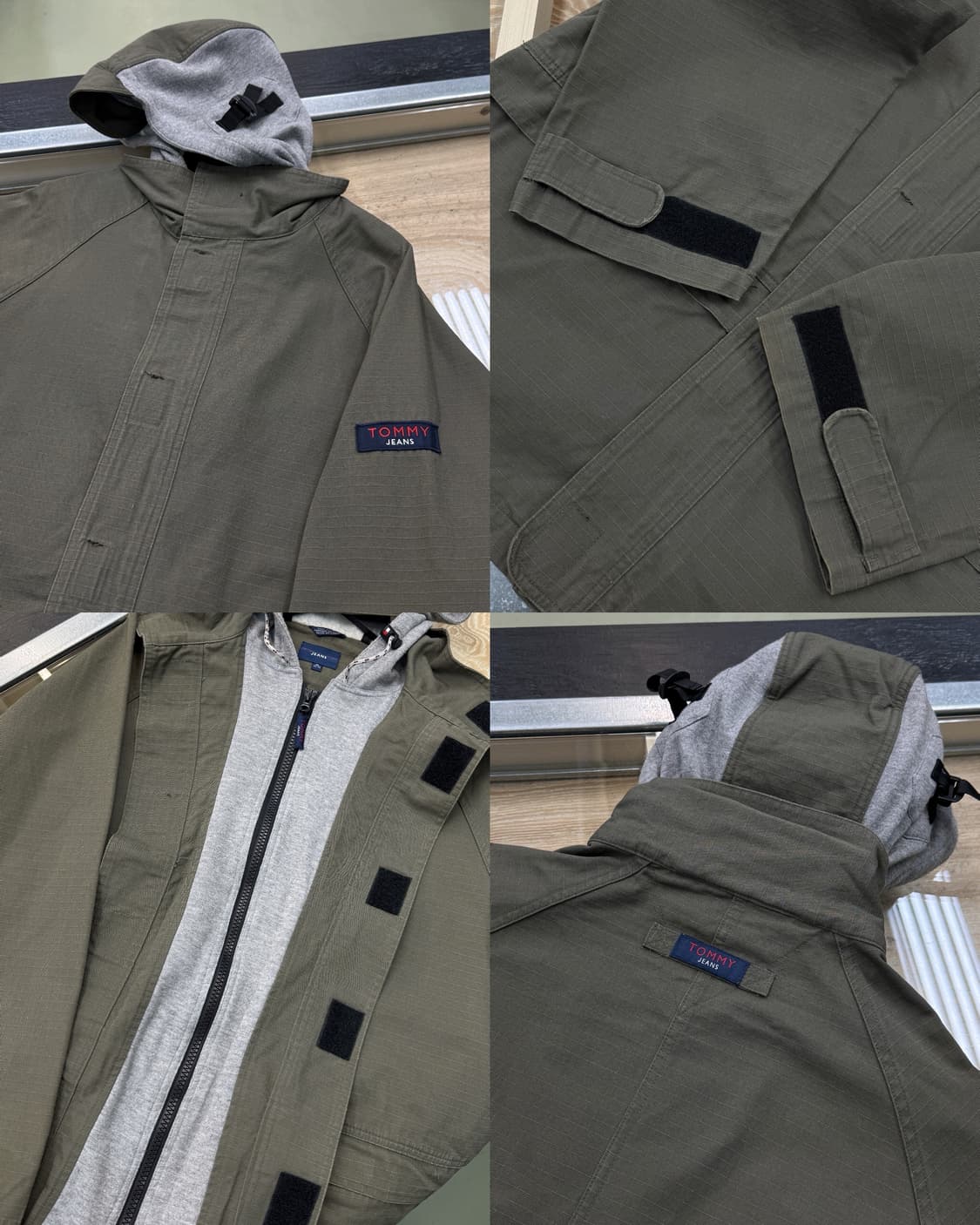 타미 진스 립스탑 후드 필드 자켓 상품이미지4