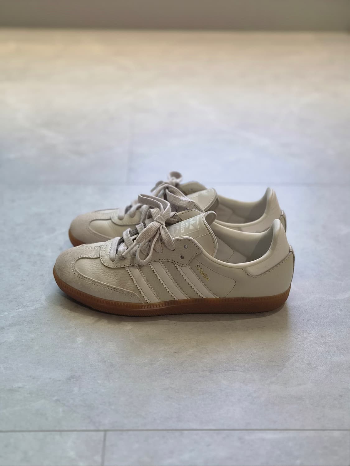 아디다스 삼바 OG 알루미늄 초크 화이트 상품이미지1