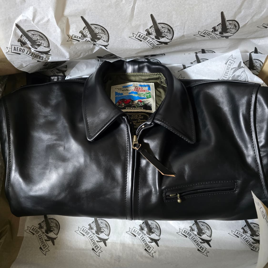 에어로레더 하이웨이맨 42 사이즈 새제품 상품이미지1