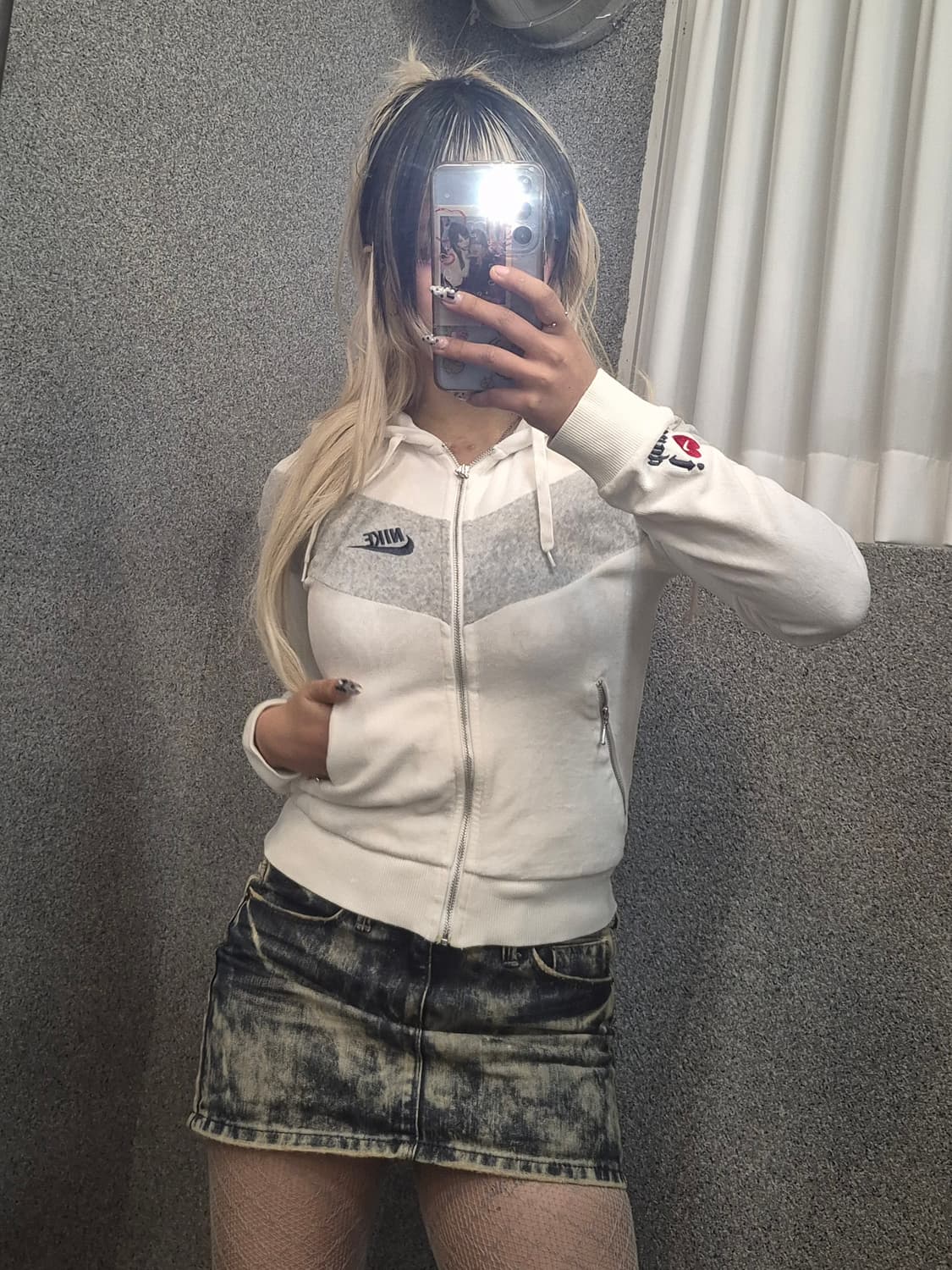 NIKE CROP HOODIE ZIPUP  상품이미지1