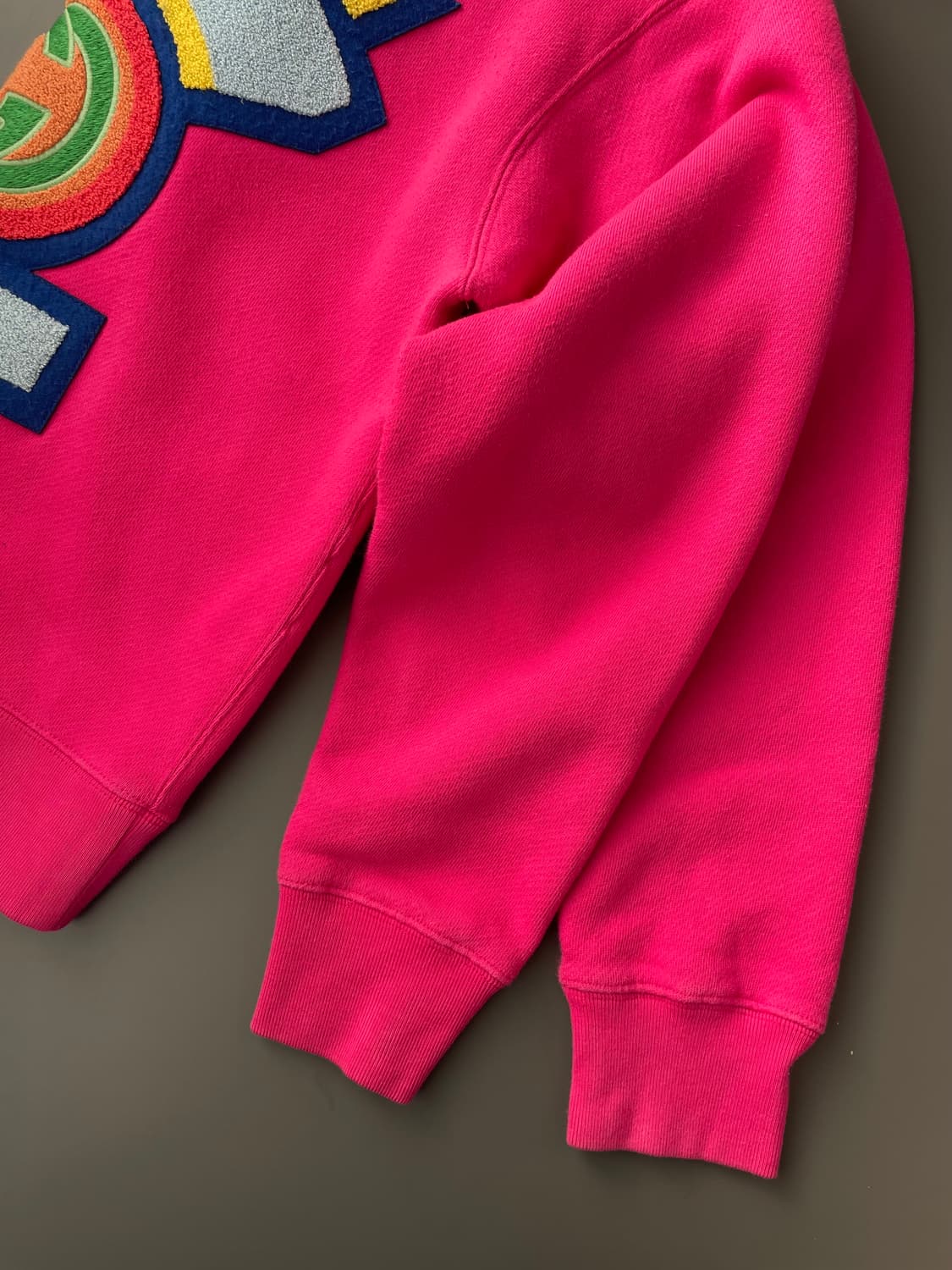 [XS] GUCCI 구찌 여성 푸시아 LOVED 스웻셔츠 맨투맨 상품이미지6