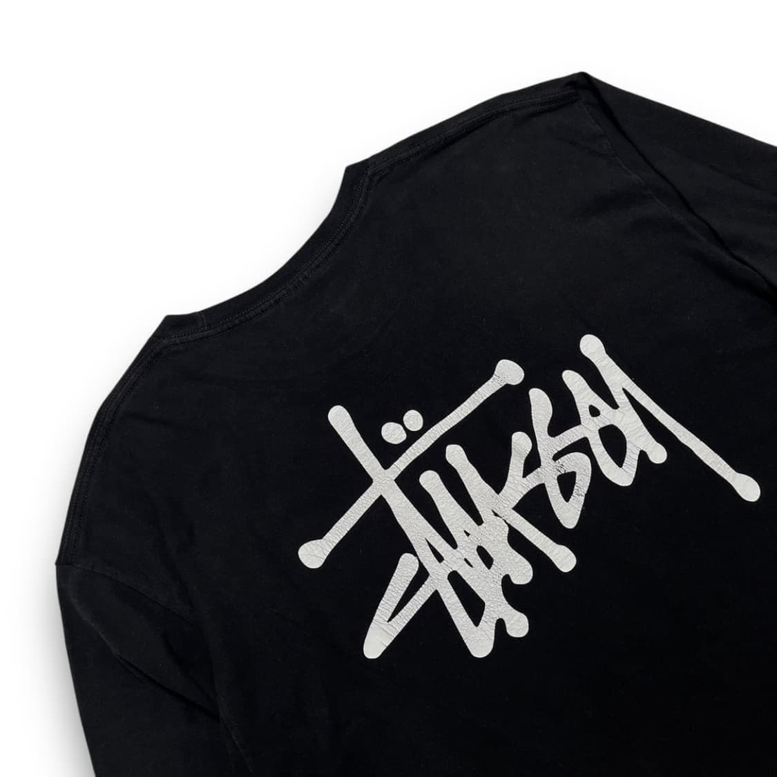 스투시 화이트 빅로고 다크 빈티지 롱 슬리브 상품이미지2