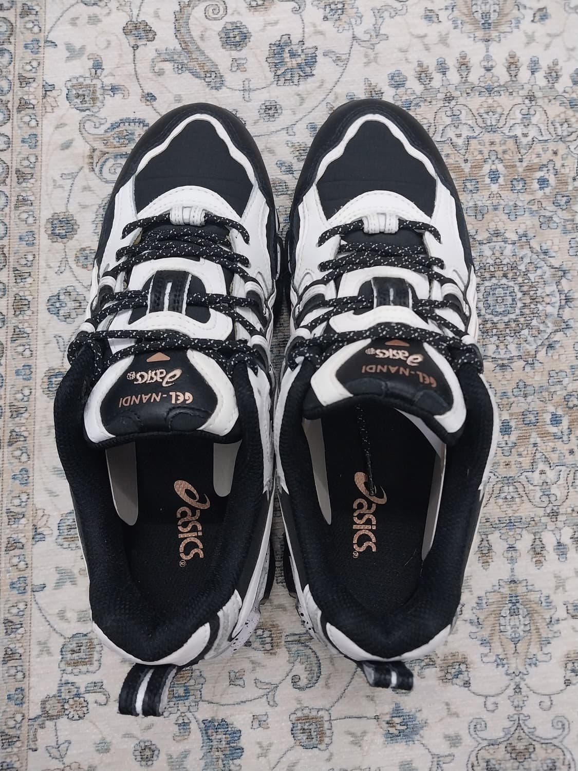 아식스 젤-난디 블랙/화이트 운동화 245mm 상품이미지7