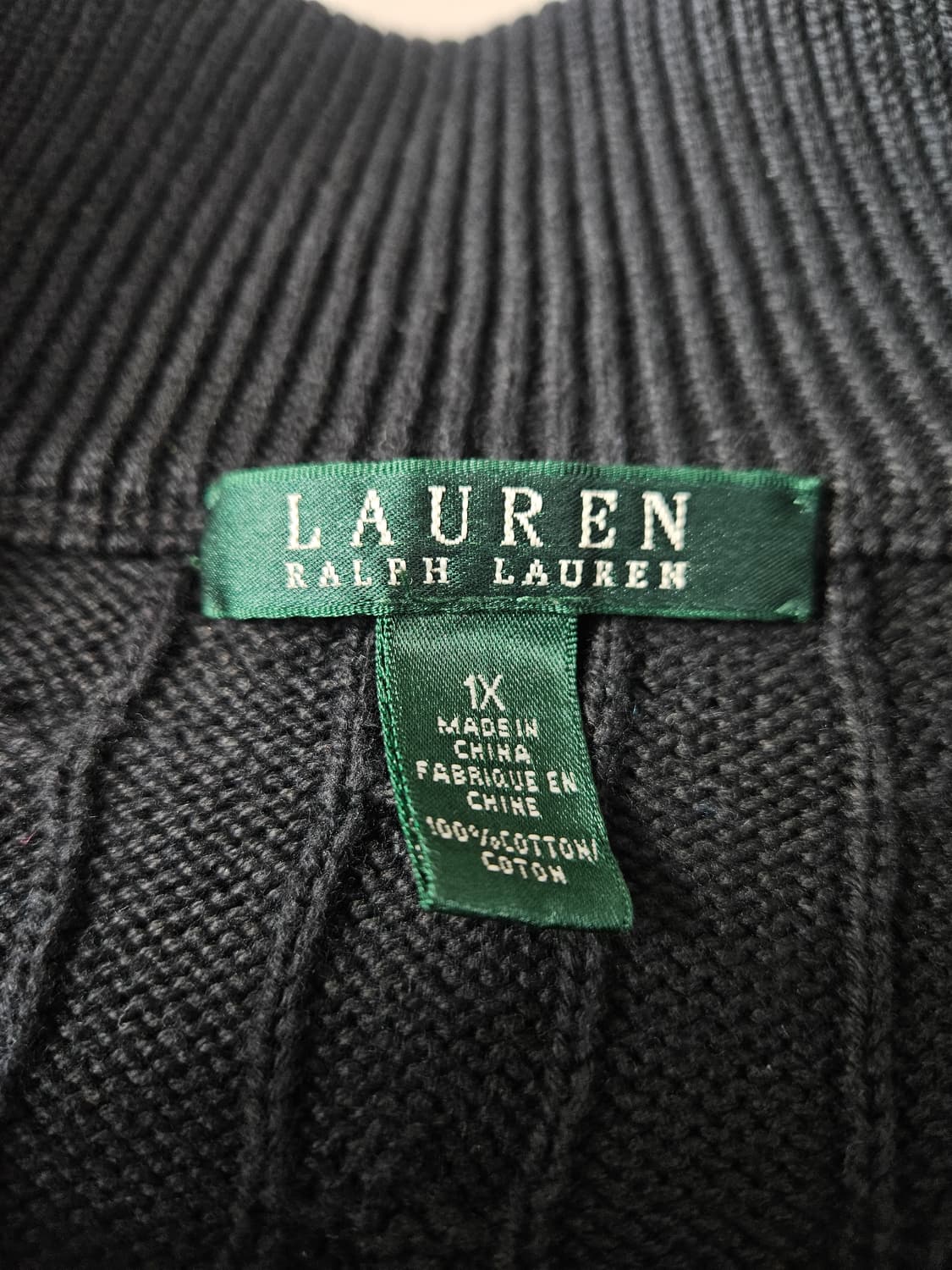 로렌랄프로렌 폴로 RLL 숄카라 케이블니트 꽈배기니트 스웨터 상품이미지2