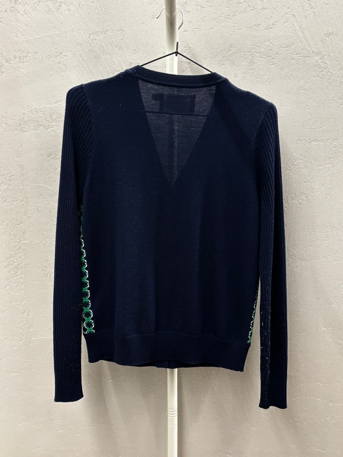 토리 스포츠 패턴 가디건 네이비 S 상품이미지3