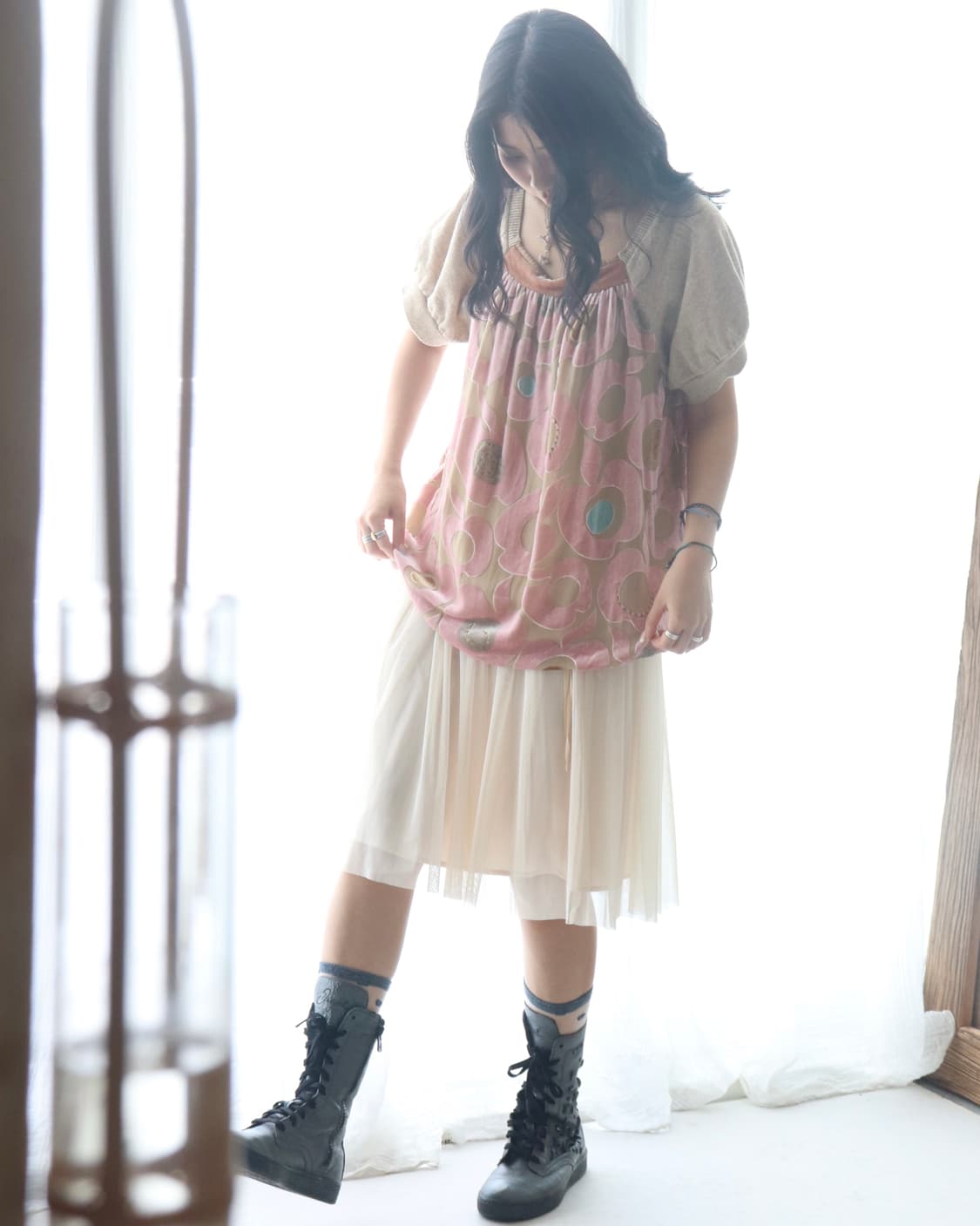 [Tsumori Chisato] Silk Knit Blend Blouse 상품이미지6