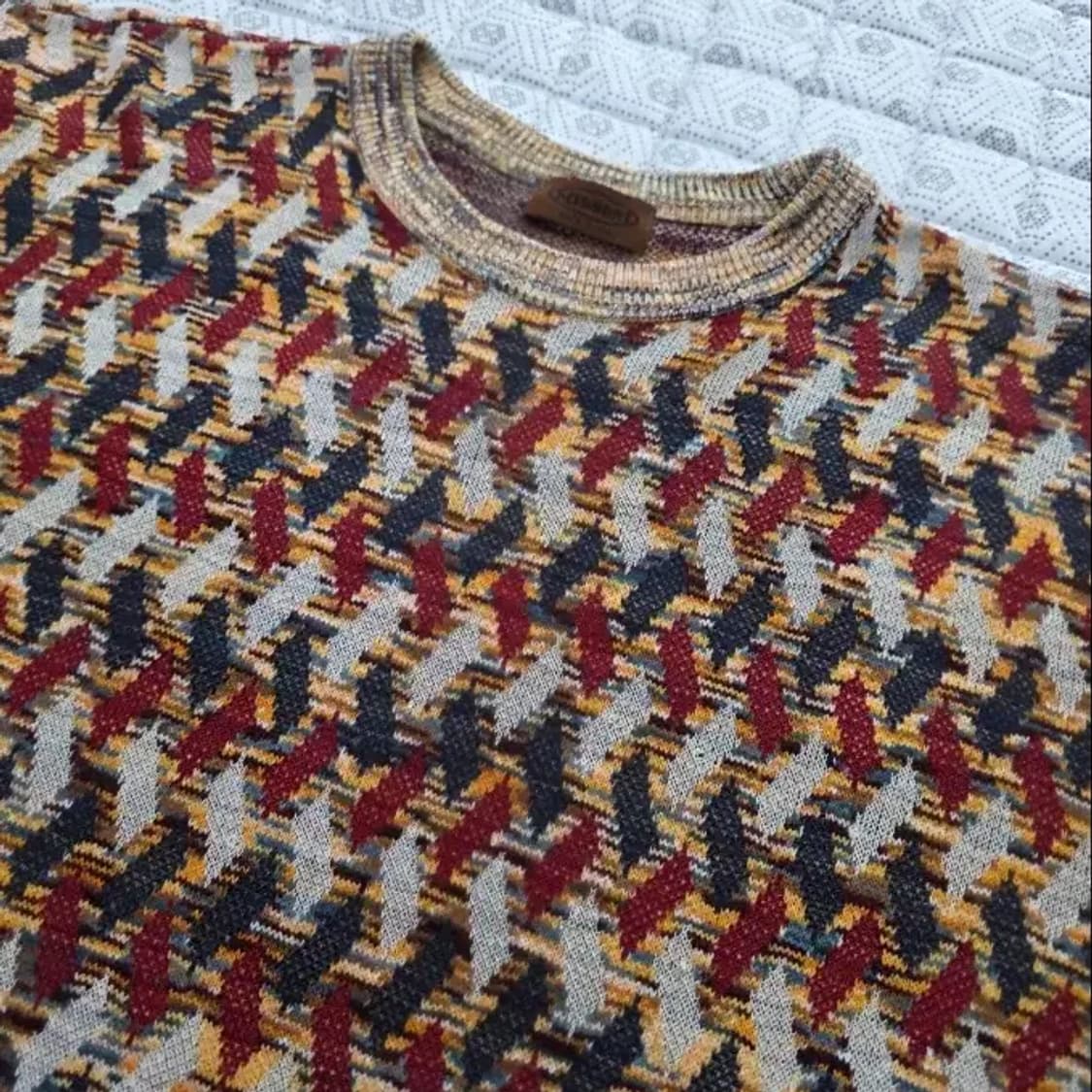 미쏘니 패턴 니트~77 상품이미지6