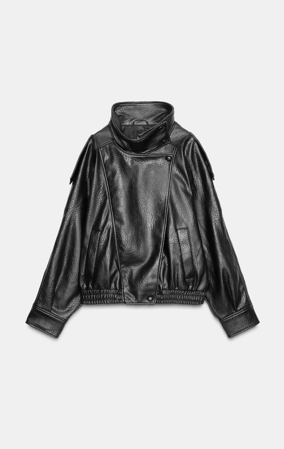 Zara 페이크 레더자켓 M (새상품) 상품이미지1