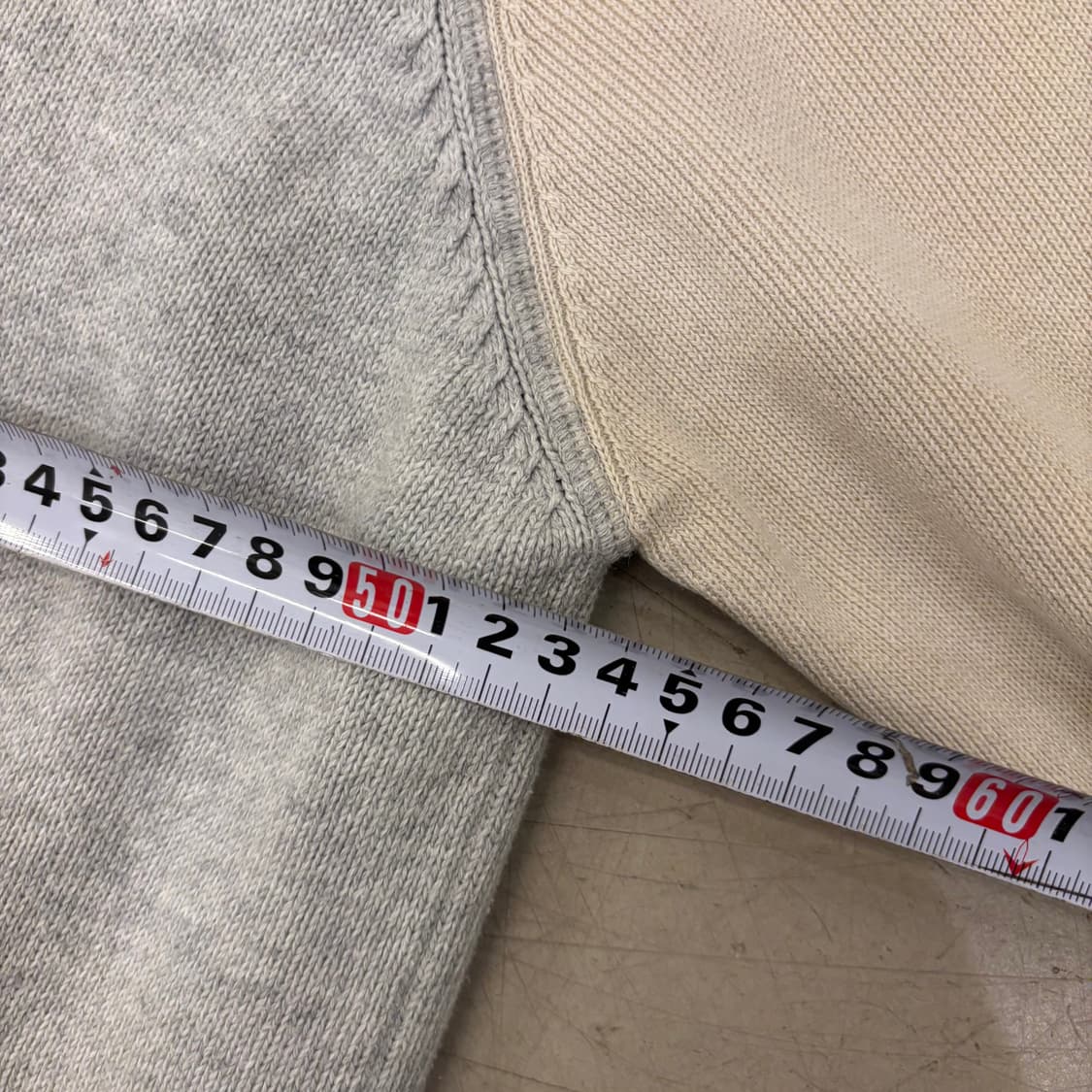 타미힐피거 투톤 니트 집업 상품이미지5