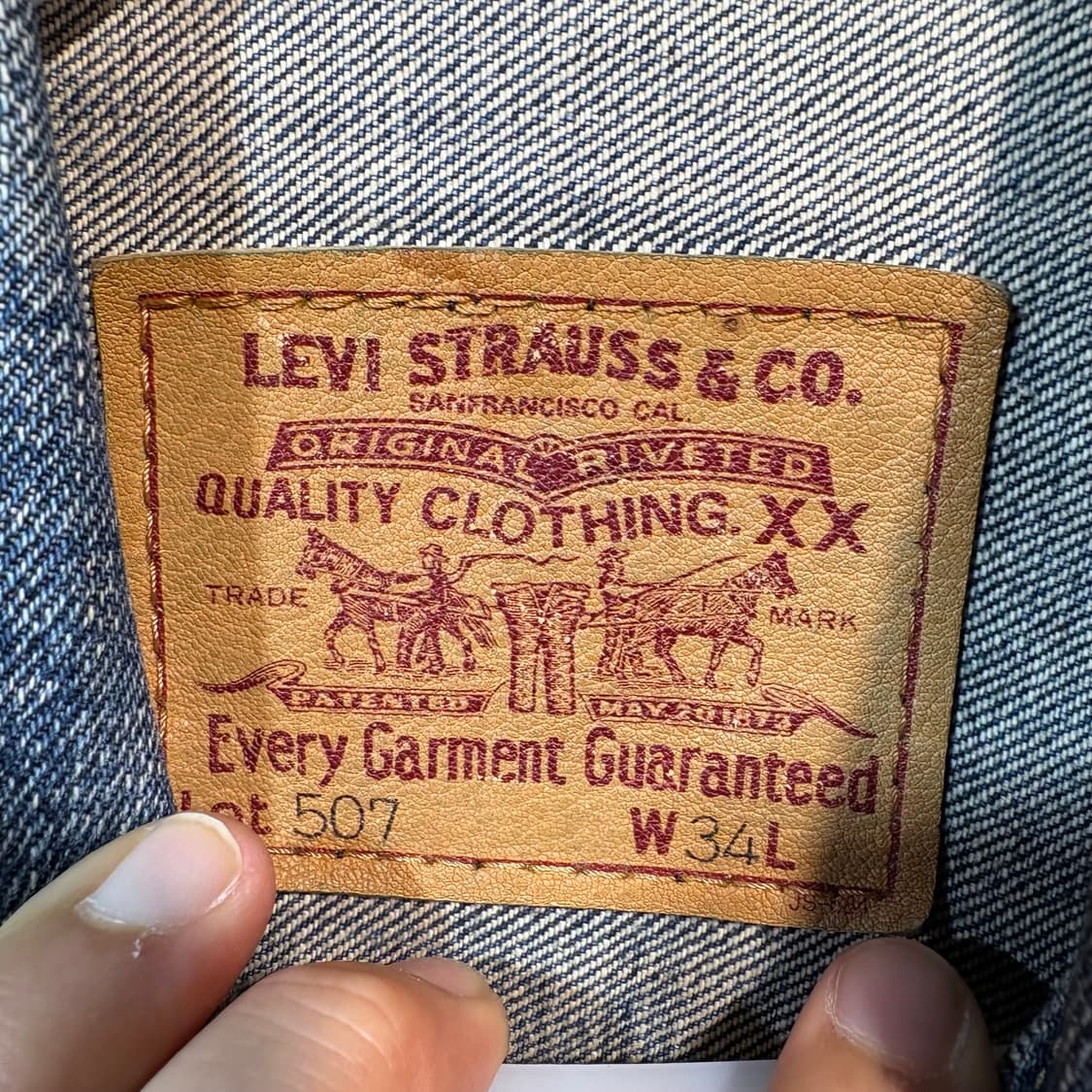 [34] LEVI's 리바이스 빅E 빈티지 데님 자켓 상품이미지5