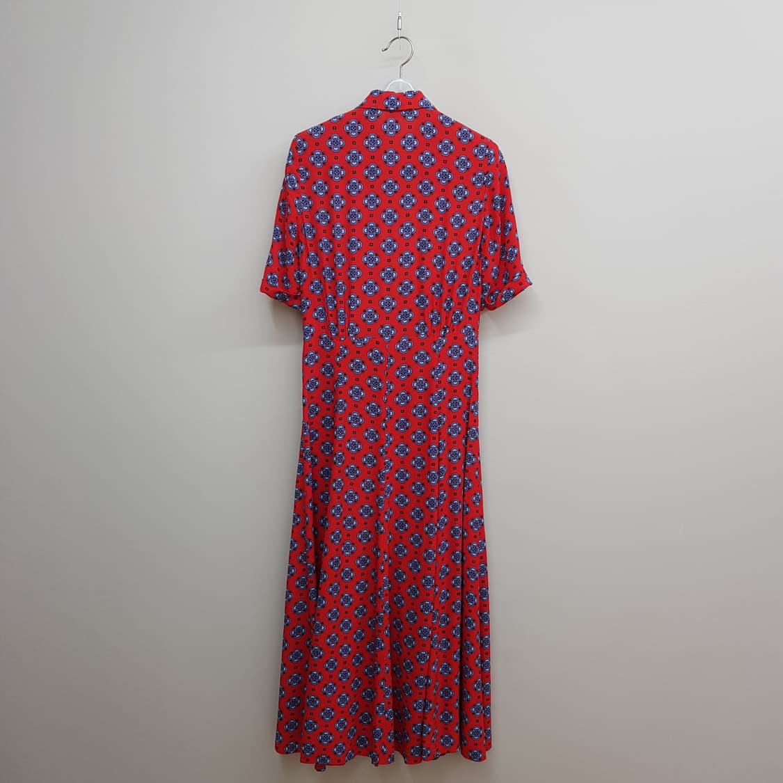 산드로(Sandro) 셔츠형 패턴 롱 원피스 36사이즈 상품이미지5