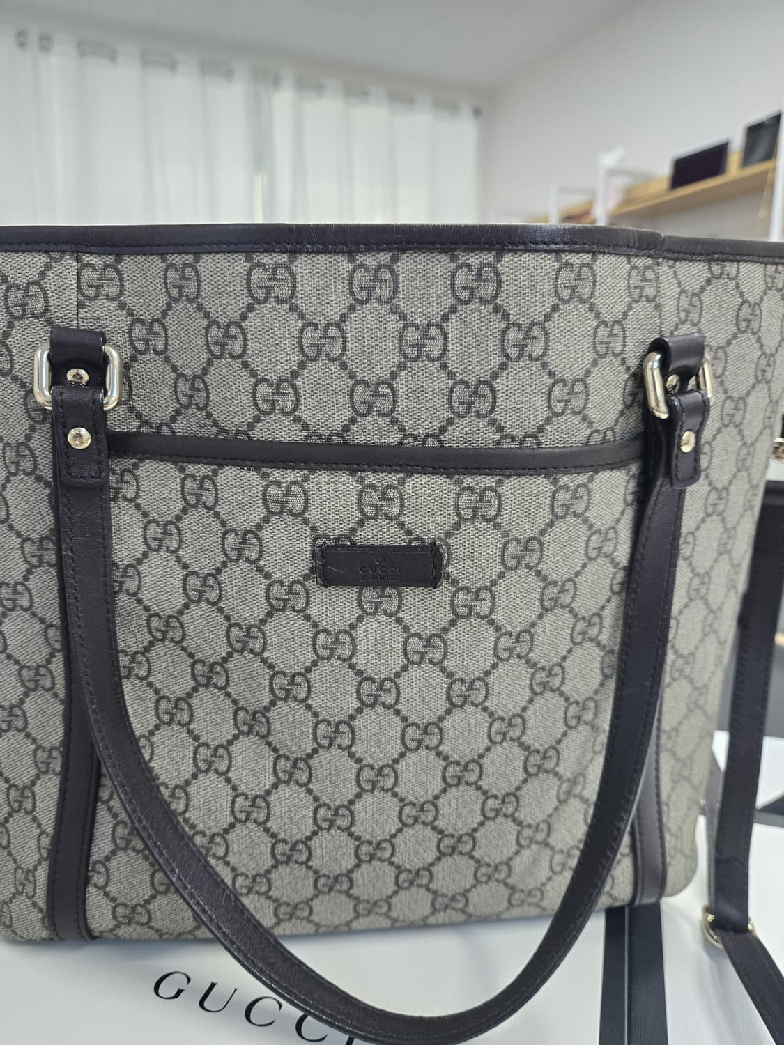 [A급컨디션]구찌 시그니처 토트 숄더백 상품이미지2