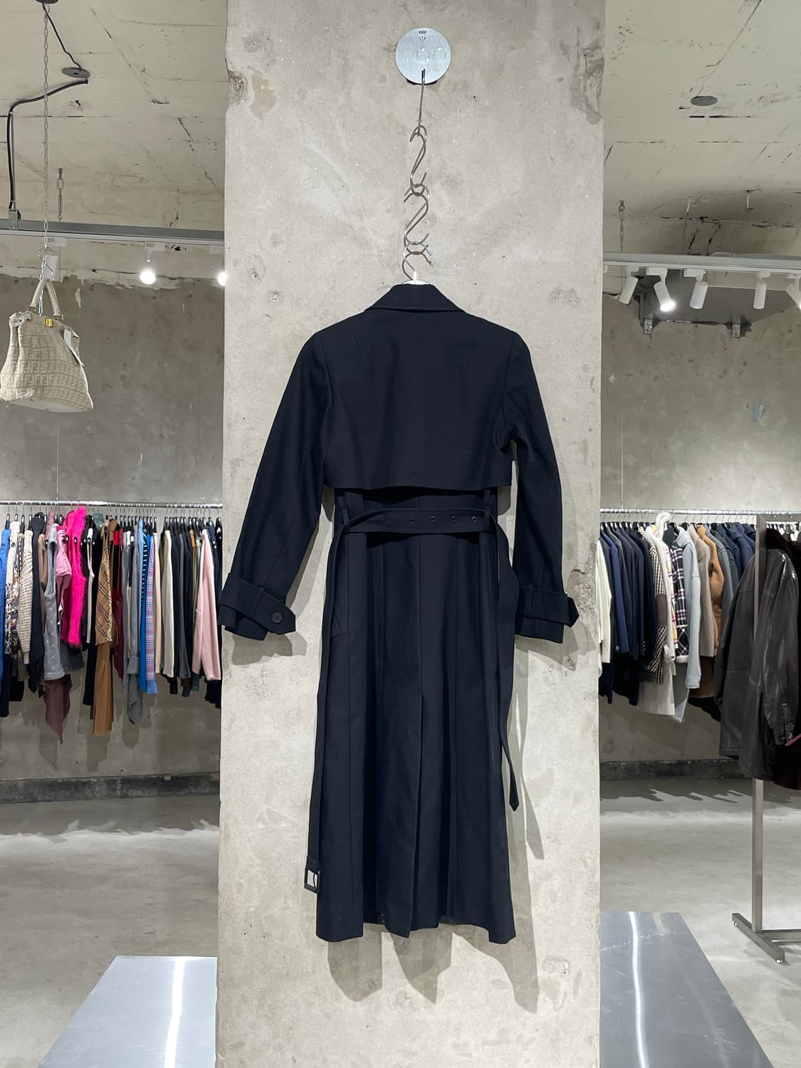 올세인츠 블랙 세이지 트렌치 코트 상품이미지6