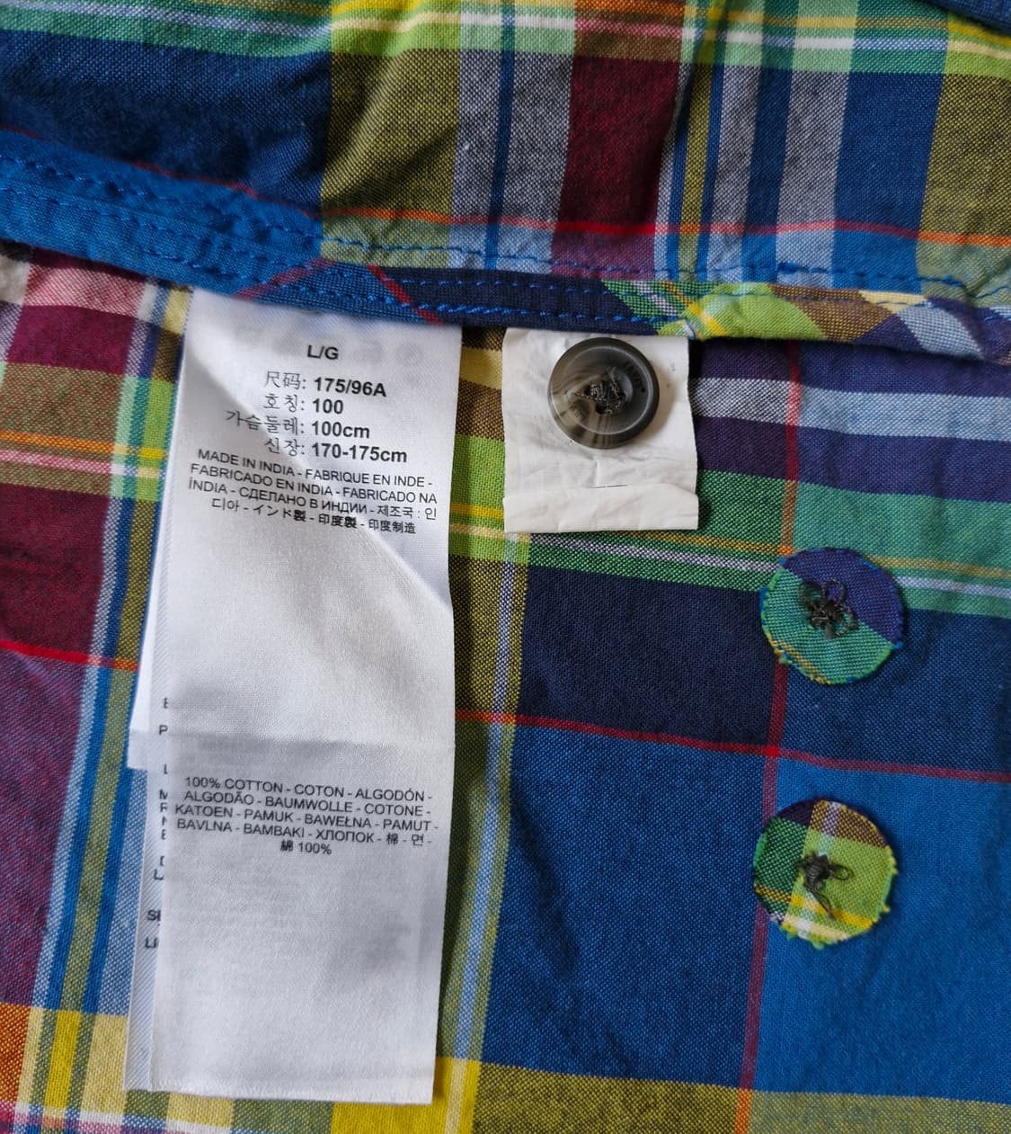 리바이스 마드라스 헤링턴 자켓 L  상품이미지5