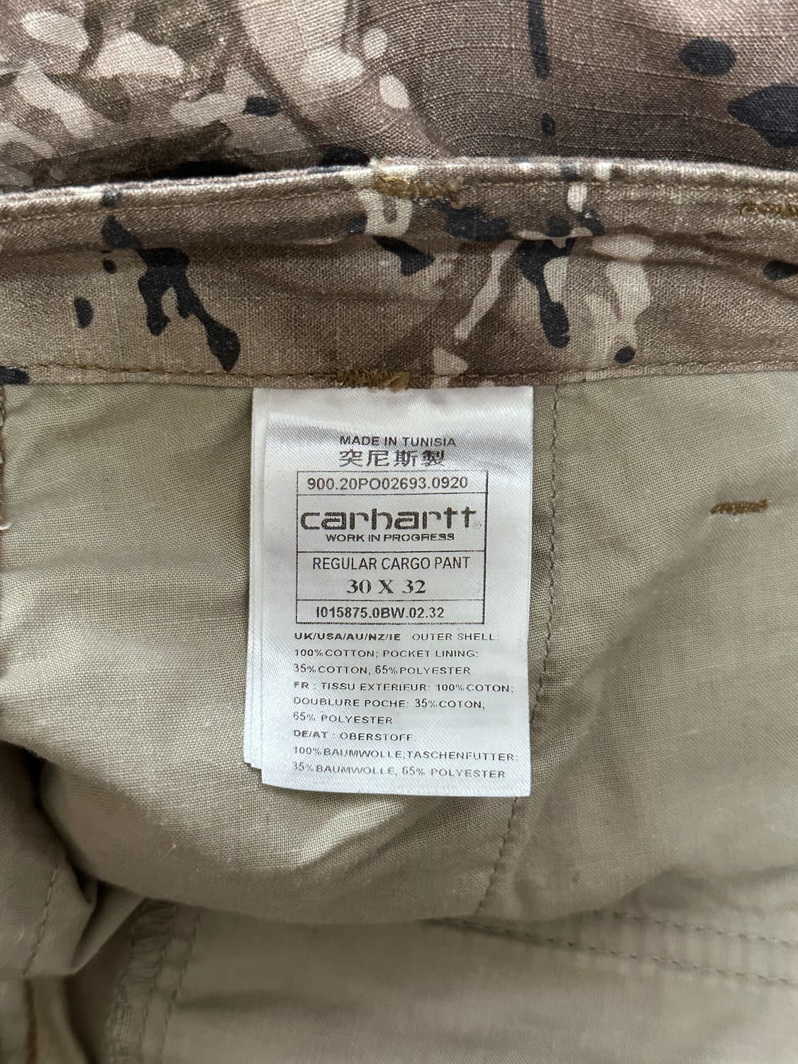 (30)CarharttWip 레귤러 카고팬츠 콜롬비아 상품이미지6