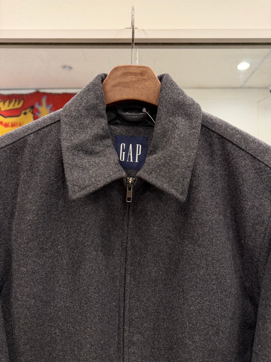 00s Gap 올드갭 울 블루종 자켓 상품이미지3