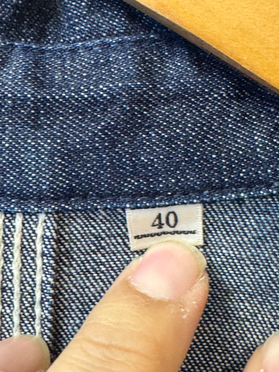 엣라코 30s-40s 데님 커버올 셋업 상품이미지4