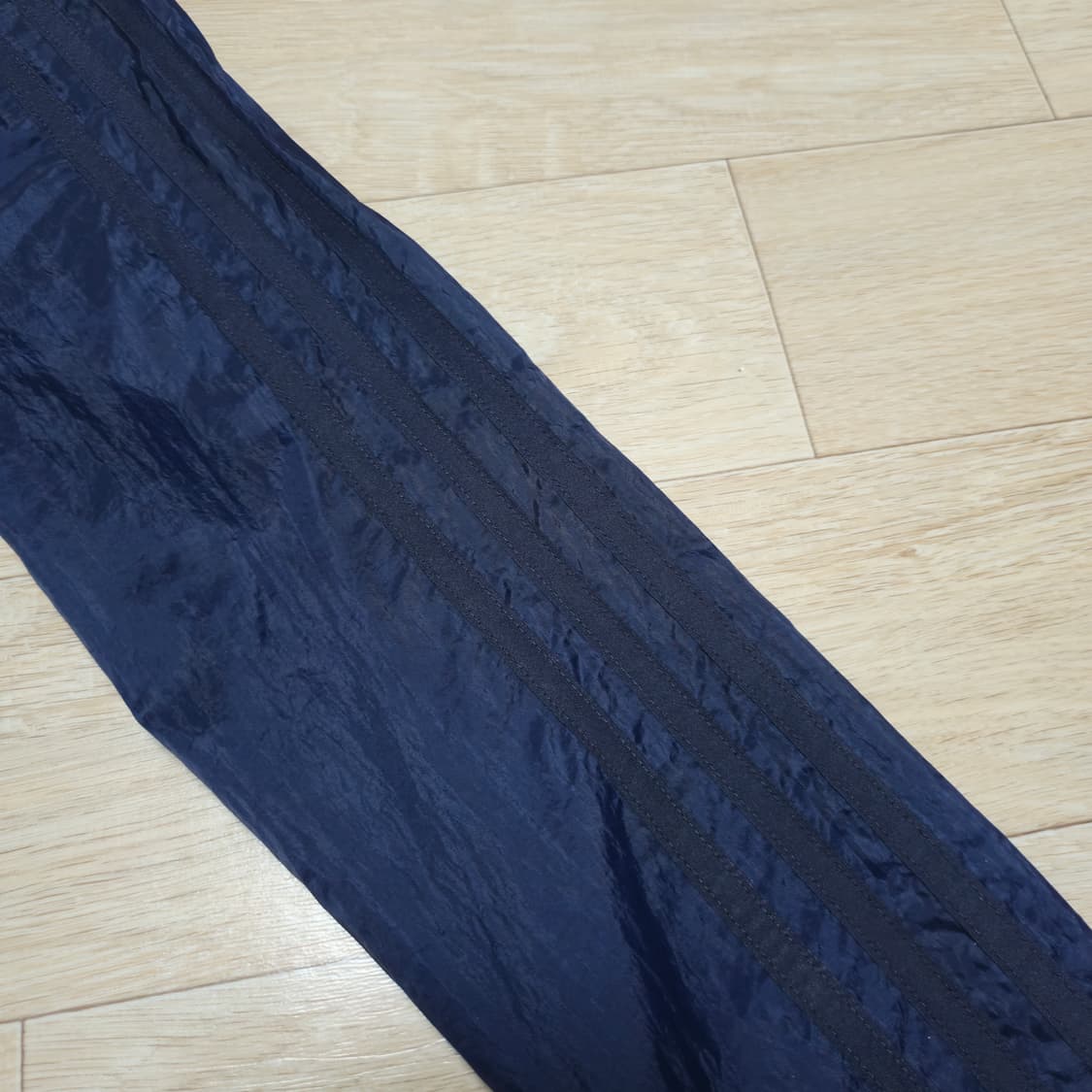 85) 아디다스 네이비 사틴 져지자켓 트랙탑 상품이미지5