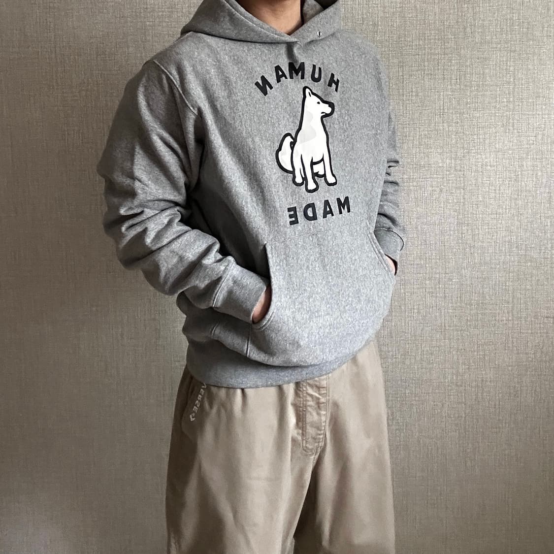 Human Made 휴먼 메이드 웍스아웃 진돗개 후드 상품이미지2