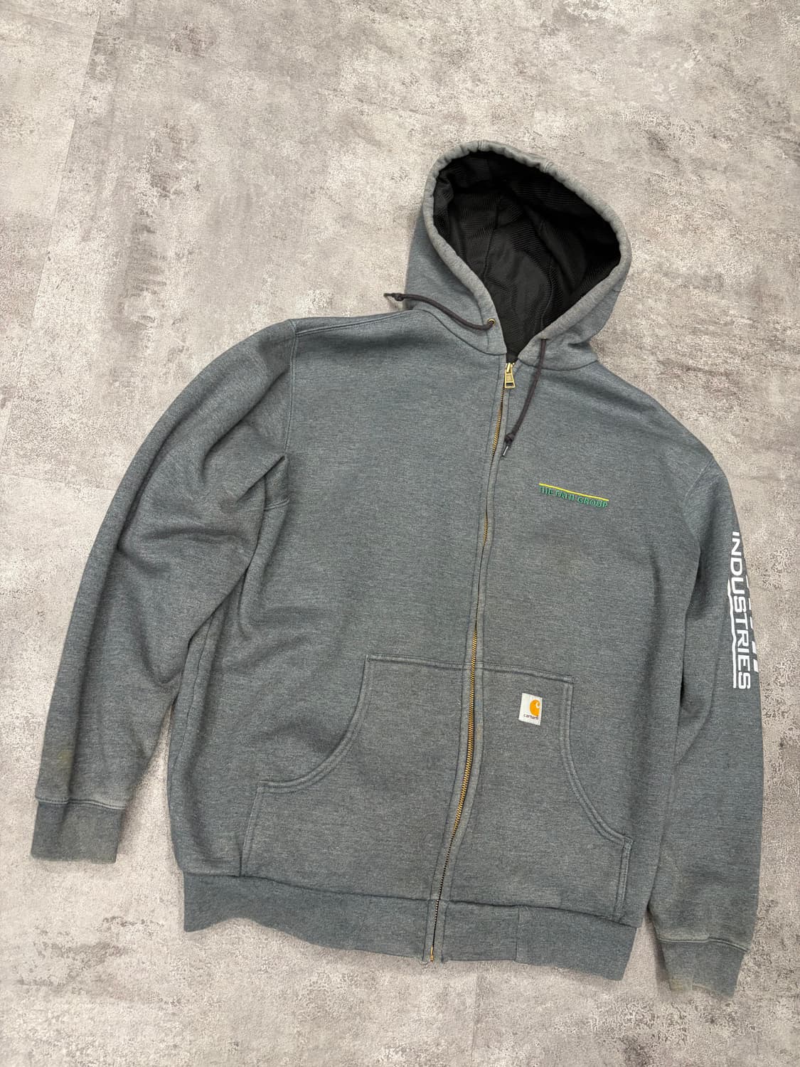 칼하트 Industries 써멀 후드집업 회색 상품이미지2