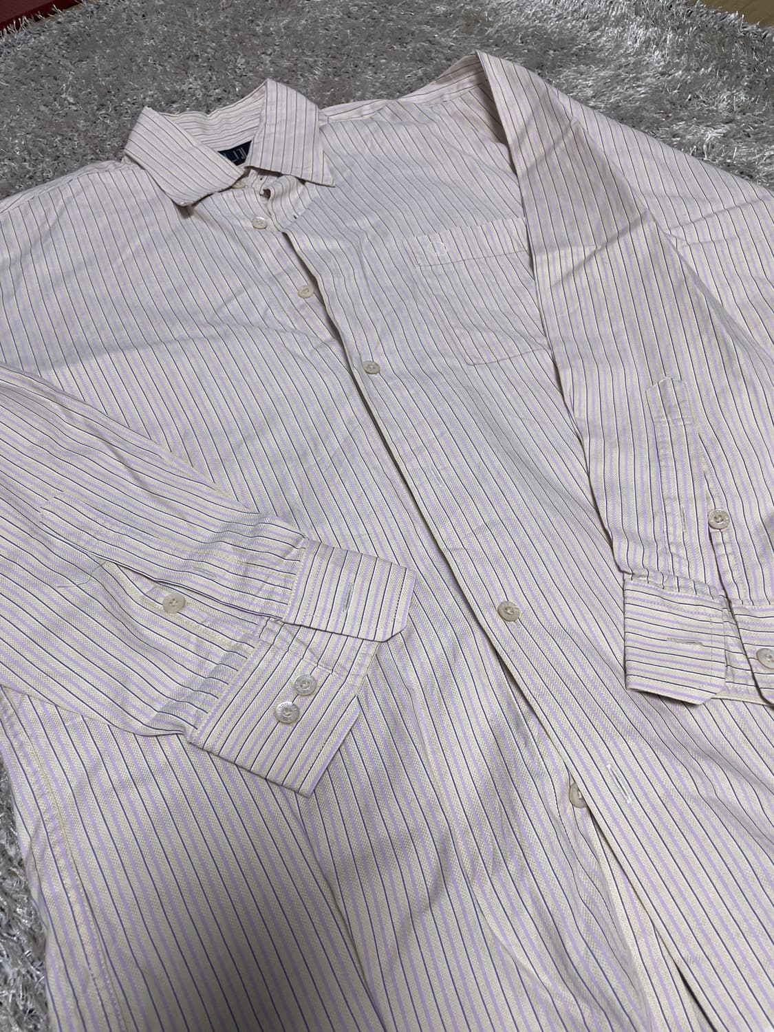 던힐 스트라이프 셔츠 105사이즈 상품이미지2