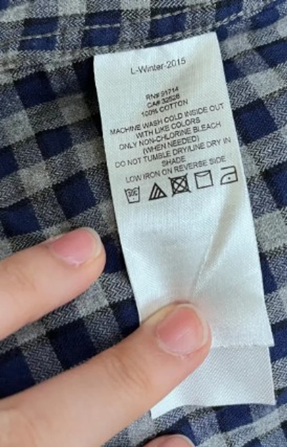 알마니 익스체인지 남성 체크셔츠 XXL사이즈 상품이미지6